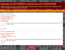 Tablet Screenshot of electronicaychapuzas.blogspot.com