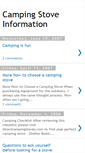 Mobile Screenshot of directcampingstoves.blogspot.com
