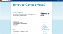 Desktop Screenshot of empregocamposmacae.blogspot.com