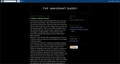 Desktop Screenshot of immigrantdaddy.blogspot.com