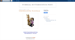 Desktop Screenshot of butterscotch-pony.blogspot.com