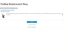 Tablet Screenshot of butterscotch-pony.blogspot.com