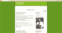 Desktop Screenshot of harmoniakert.blogspot.com
