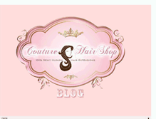 Tablet Screenshot of couturehairshop.blogspot.com