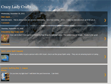 Tablet Screenshot of crazyladycrafts.blogspot.com