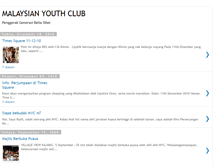 Tablet Screenshot of malaysianyouthclub.blogspot.com