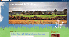 Desktop Screenshot of hammerwichwildlife.blogspot.com