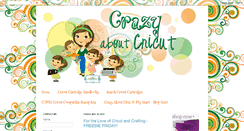 Desktop Screenshot of crazyaboutcricut.blogspot.com