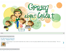 Tablet Screenshot of crazyaboutcricut.blogspot.com