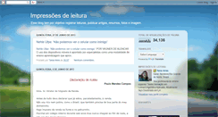 Desktop Screenshot of impressoesdeleitura.blogspot.com