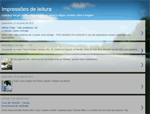 Tablet Screenshot of impressoesdeleitura.blogspot.com