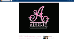 Desktop Screenshot of ainsleygemstonejewelry.blogspot.com