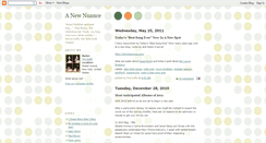 Desktop Screenshot of anewnuance.blogspot.com