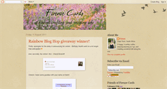Desktop Screenshot of firenzecards.blogspot.com