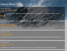Tablet Screenshot of glassisgreen2010.blogspot.com