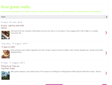 Tablet Screenshot of limegreenwalls.blogspot.com