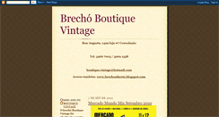 Desktop Screenshot of brechoboutiquevintage.blogspot.com