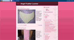 Desktop Screenshot of angelfeatherloomer.blogspot.com