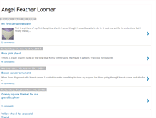 Tablet Screenshot of angelfeatherloomer.blogspot.com