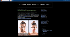 Desktop Screenshot of misssrilanka2009.blogspot.com