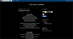 Desktop Screenshot of calvintapes.blogspot.com