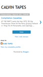 Mobile Screenshot of calvintapes.blogspot.com