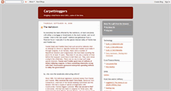 Desktop Screenshot of carpetbloggers.blogspot.com