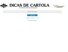 Tablet Screenshot of dicasdecartola.blogspot.com