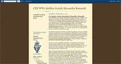 Desktop Screenshot of cefww1soldierjkennedy.blogspot.com