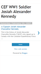 Mobile Screenshot of cefww1soldierjkennedy.blogspot.com
