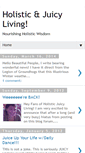 Mobile Screenshot of holisticjuicyliving.blogspot.com