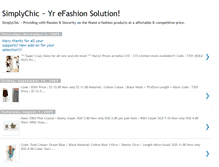 Tablet Screenshot of esimplychic.blogspot.com