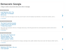 Tablet Screenshot of democraticgeorgia.blogspot.com