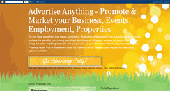 Desktop Screenshot of advertiseanythinguk.blogspot.com