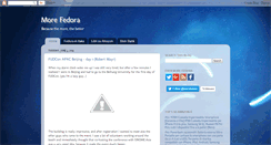 Desktop Screenshot of morefedora.blogspot.com