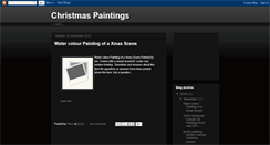 Desktop Screenshot of christmaspaintings.blogspot.com