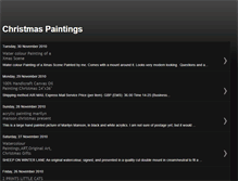 Tablet Screenshot of christmaspaintings.blogspot.com