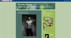 Desktop Screenshot of hotdaddyoftheday.blogspot.com