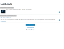 Tablet Screenshot of lucidmedia.blogspot.com