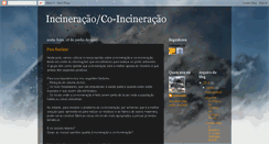 Desktop Screenshot of ambientecoincineracao.blogspot.com