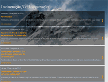 Tablet Screenshot of ambientecoincineracao.blogspot.com