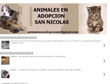 Tablet Screenshot of animalesenadopcionsn.blogspot.com