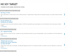 Tablet Screenshot of nosoytarget.blogspot.com