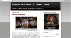 Desktop Screenshot of lecinemadreams.blogspot.com