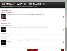 Tablet Screenshot of lecinemadreams.blogspot.com