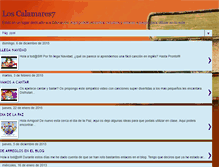 Tablet Screenshot of loscalamares7.blogspot.com