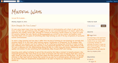 Desktop Screenshot of mindfulways.blogspot.com