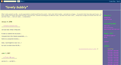 Desktop Screenshot of lovelybubbly.blogspot.com