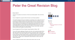 Desktop Screenshot of peterthegreatrevision.blogspot.com