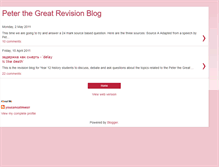 Tablet Screenshot of peterthegreatrevision.blogspot.com